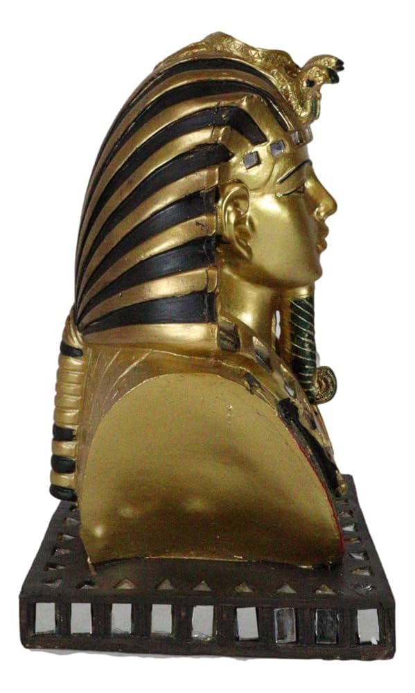 美品　ツタンカーメン　オブジェ　エジプト 楽天市場】ツタンカーメンの胸像 TUTANKHAMUN BUST S/G 高さ約